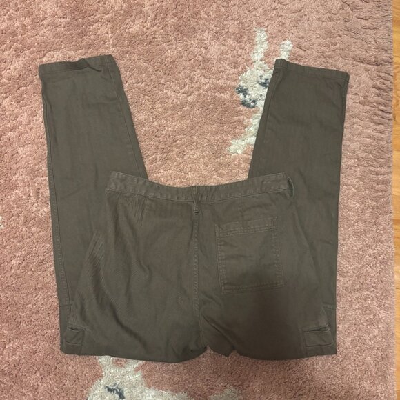 Everlane Mens The Organic Cotton Herringbone Refined Cargo Green Size 31 - $205 - Picture 7 of 11